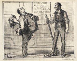 私たちも名前がつけられない理由がわかりません 作： Honoré Daumier